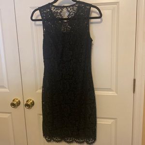 Black and blue lace Banana Republic dress never been worn with tags size 0